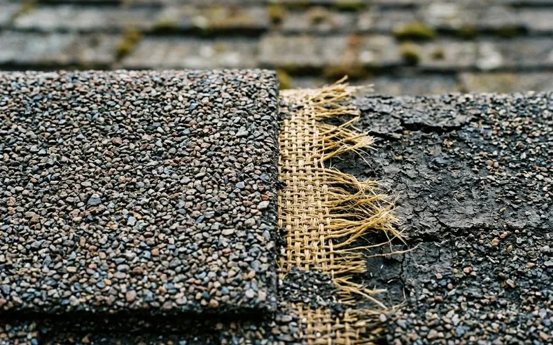 Granule comparison for roof condition assessment