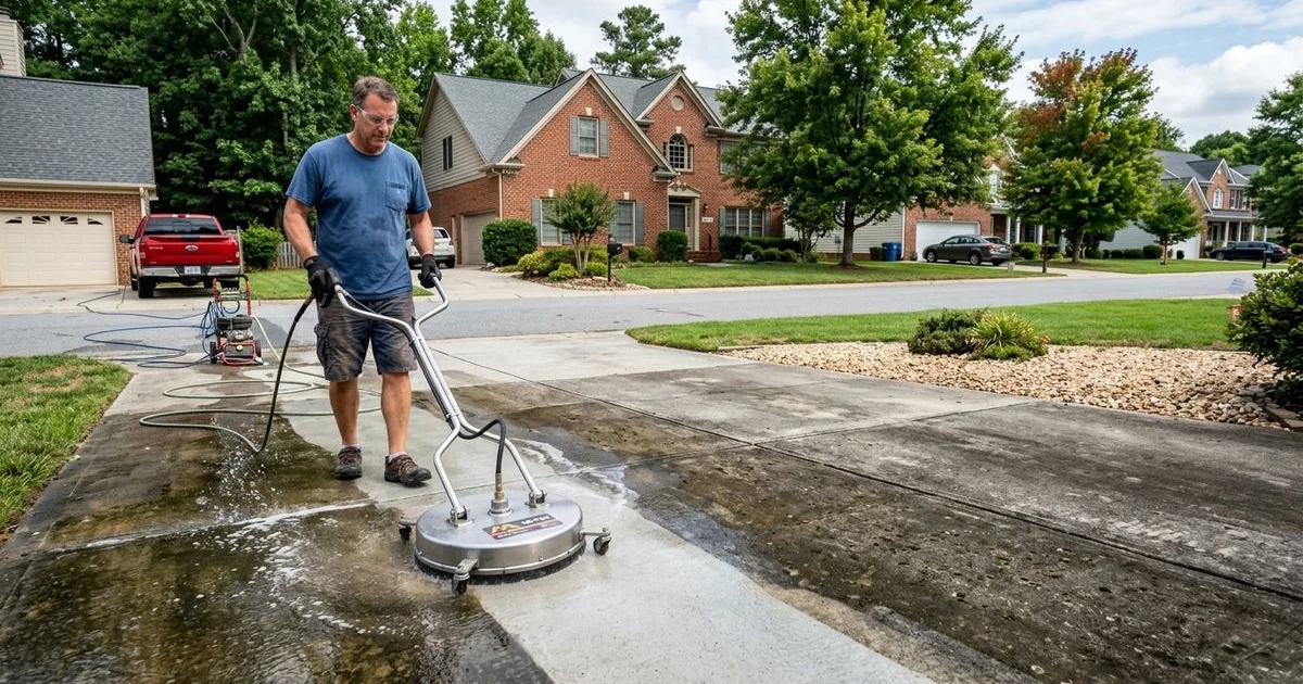 NC concrete cleaning cost overview