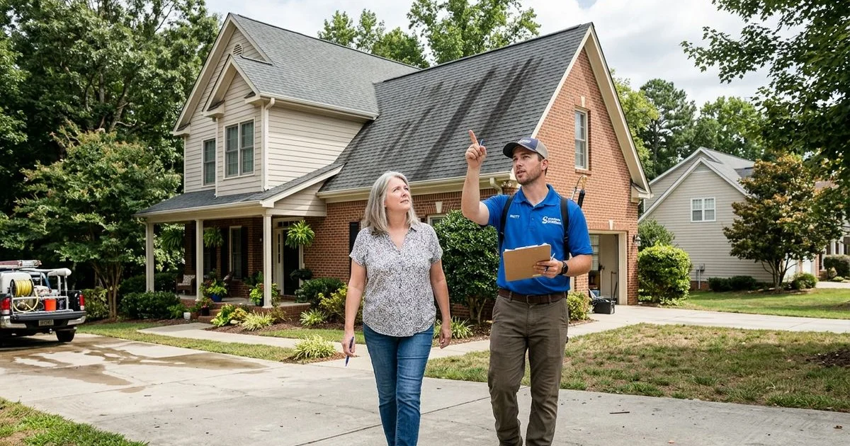 NC roof cleaning cost breakdown